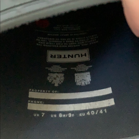 Hunter Grey Tall Boots w/ Knit Socks - Picture 4 of 5